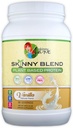 Skinny Jane Skinny Blend | Best Tasting Plant Based Protein Shake | Vegan Powder | Low Carbs Keto Friendly | Non GMO | No Soy, Gluten, Dairy and Egg Free | BCAAs (2 Pound, Vanilla)