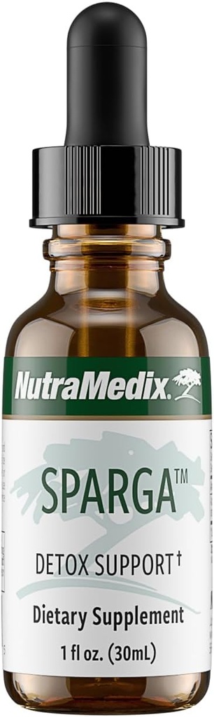 NutraMedix Sparga Tincture - 酸化防止 - 洗浄とデトックスサポートのためのリッチアスパラガス抽出 - 体デトックスドリンク(1oz / 30ml)のための水で液体ドロップを混合