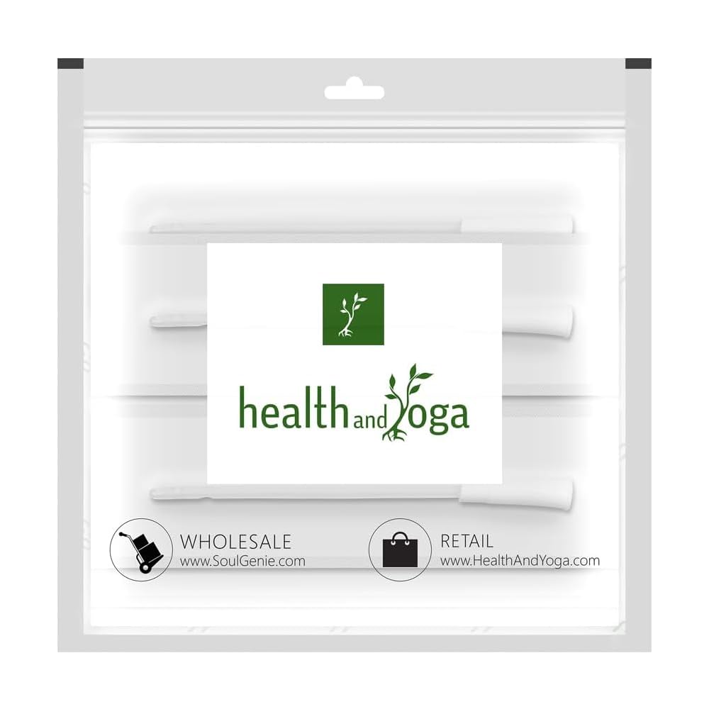 SoulGenie HealthAndYoga™ Enema Supplies - Short 15 Centimeters Discomfort-Free, Medical Grade Colon Tips - Flexible Rounded End for Smooth Insert - Saver Pack - Set of 10 (12 FR)