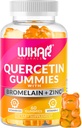 Quercetin のグミ - Bromelain、亜鉛、ビタミン C&D3 の Quercetin のグミ - Quercetin のグミイラは免疫サポートおよびアレルギーのための補足-免疫のブスター ビタミンの補足- 60 のChewable を補います