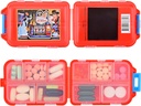 Pillzarによるラスベガスの冷蔵庫の磁石 - 旅行フレンドリーピルボックス&10コンパートメントを備えたオルガナイザー、最大50個の丸薬、お土産ギフト、収集可能な磁気丸薬ケース、3.8 "x 2.6"