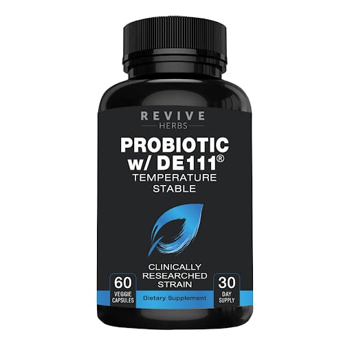 DE111 Strain (Bacillus subtilis) を使用した高度なプロバイオティクス。 プロバイオティクスを形成する胞子。 必要な冷凍無し。 11.5億組織。 女性と男性のためのプロバイオティクス。 60 野菜カプセル。