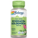 SOLARAY Echinaceaゴールデンシール - ウェルネスサポートのための2つのハーブサプリメントの強力なブレンド - 250mg Ea Echinaceaルートとゴールデンシールルート - 非GMO、ビーガン、グルテンフリー、60日間保証、100のサービング