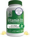 健康スロー栄養ビタミンD3 1,000iu 100 Mini Softgels for Max Benefit | 25mcg Cholecalciferol | 3rd Party Tested | 非GMO USP オーガニックエボOグレード | 免疫健康サポート