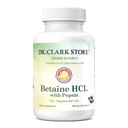 クラーク・ベタイン、800mg、100のゼラチンのカプセルとのHCLの補足