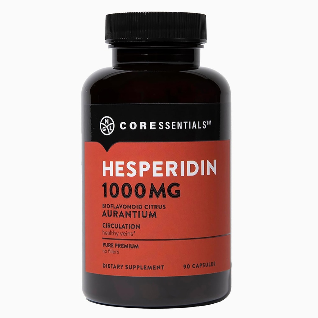 Hesperidin 1,000mg - 100%の純粋な原料は血循環、足の静脈の健康、純度の保証90のカプセルのための混合しませんでしたりまたは添加物