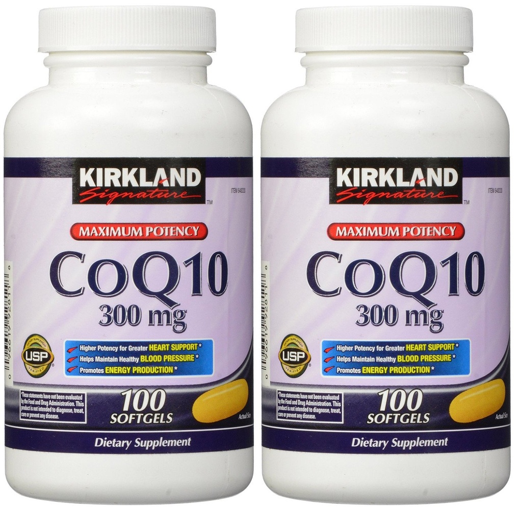 Kirkland wcaqZ、COQ10 300 mg 100 ソフトゲル (パッケージ 2)