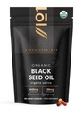 ALPHA01 Organic Black Seed Oil Capsules 1440mg – 4X% Thymoquenine - 120 Count – Ethiopian Nigella Sativa - 100% Cold Pressed & Virgin Cumin Seed Oil
