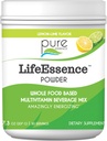 人および女性のための純粋なEsssenceの実験室のLifeEssenceのMultivitaminの粉、ビタミンD3、B12およびBiotinの高める全食糧基づいた粉の組合せ、7.3のoz