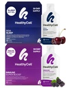 HealthycellのREMの睡眠の援助の補足+免疫の極度のブーストの補足の束