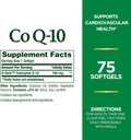 Nature's Bounty CoQ10、心臓の健康、栄養補助食品、100mg、75 Softgels(パッケージ2)をサポート