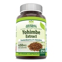 ハーブシークレット ヨヒンベエキス 450mg サプリメント | ベジギーカプセル | ノンGMO | グルテンフリー | アメリカ製(1パック250カウント)