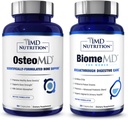 女性バンドルのための1MD栄養オステオMD&BiomeMD | 包括的な骨サポートと尿の健康