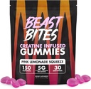 BEAST BITES - クレアチン注入ガミー - サービングごとに5gクレアクレアクレアクレアチンモノハイド - NSFスポーツ認定 - 30サービング