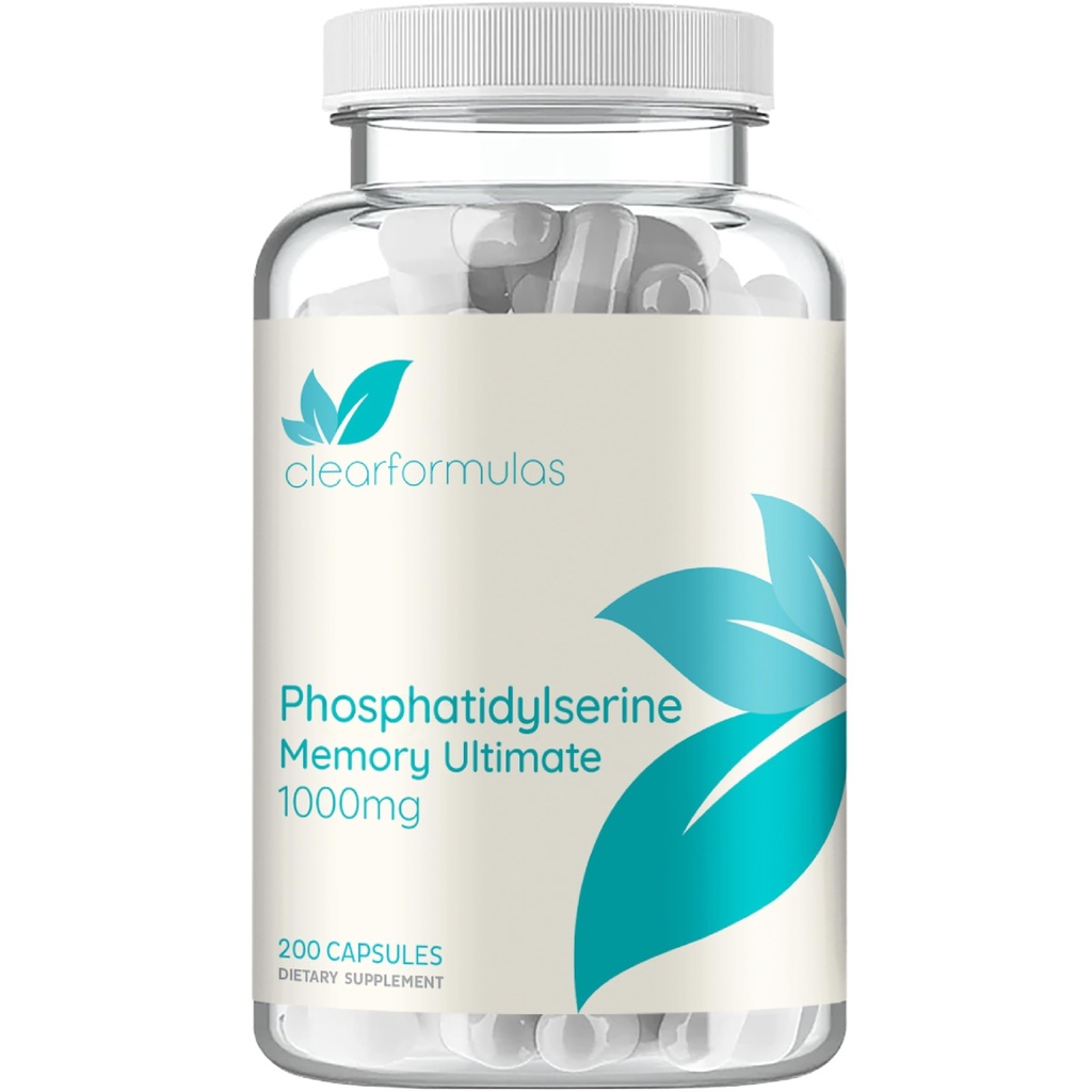 PhosphatidylserineのNootropicsの脳サポート補足-DMAEのGotu KolaおよびGinkgoのBilobaとの頭脳機能サポートのための高度の記憶補足-米国で作られた非GMOのビーガン及び(60+のサービング)