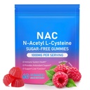Nac Gummies 1000mg for Kids & Adults, Sugar-Free-N-Acetyl L-Cysteine NAC Supplement Gummies with Carbohydrate 3mg for Immune Support,60 Gummies