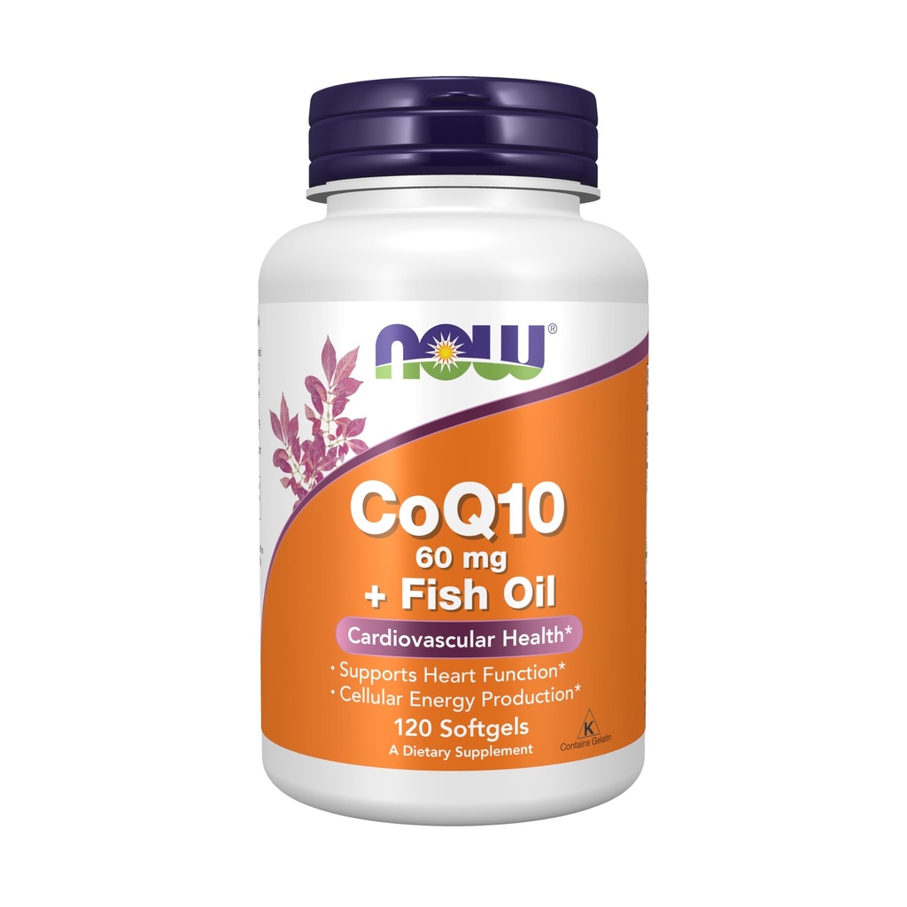 NOWの食糧補足、Omega 3の魚油、心血管の健康*、120のSoftgelsのCoQ10 60のmg