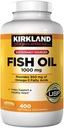 Omega-3 魚油は1,000 Mg、400 Softgelsに集中します