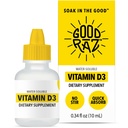 大人4ヶ月の供給のためのビタミンD3ドロップ - 水溶性液体ビタミンD、非GMO、コーシャサプリメント - 吸収が容易で、汚れ、食品や飲み物のための風味のD3液体