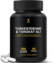 HUMANXのTurkesterone及びTongkatアリ900mg - エネルギー、スタミナ、および筋肉回復および成長を支えて下さい-Turkesteroneの補足-Tongkatのアリの補足-長いジャックのエキス(Eurycoma Longifolia)