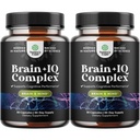 Nootropic Memory Supplement for Brain Support - Memory Pills for Brain Boost and Natural Energy Booster - VIT B12 Bacopa Monnieri Rhodiola Rosea DMAE Ginkgo Biloba Phosphatidylserine Supplement 2pack