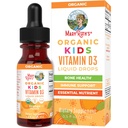 MaryRuth Organics USDA Organic Vitamin D3 Liquid Drops for Kids | 640 IU Vitamin D3 perサービング | Kids Immune Support & Bone Health Supplement | 年齢4〜13 | 0.5oz | 30の摂食のために処方