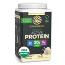 Sunwarrior Organic Plant based Protein Powder | BCAA Amino Acids Plus Recovery Minerals & Botanicals のヴィーガンオーガニックプロテインパウダー | Non-GMO Soy Dairy & Gluten Free (Vanilla, 20 サービング)