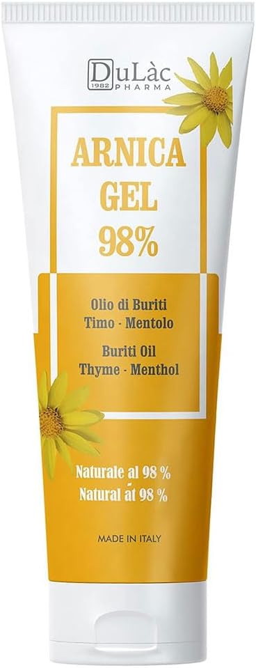 Dulàc - Arnica Gel for Bruising and Swelling 3.38 Fl Oz, 98% Arnica Montana Cream Extra Strength for Muscle and Joint Edward, Non-Greasy, ナチュラルフォーミュラ, クール効果, アルコールフリー