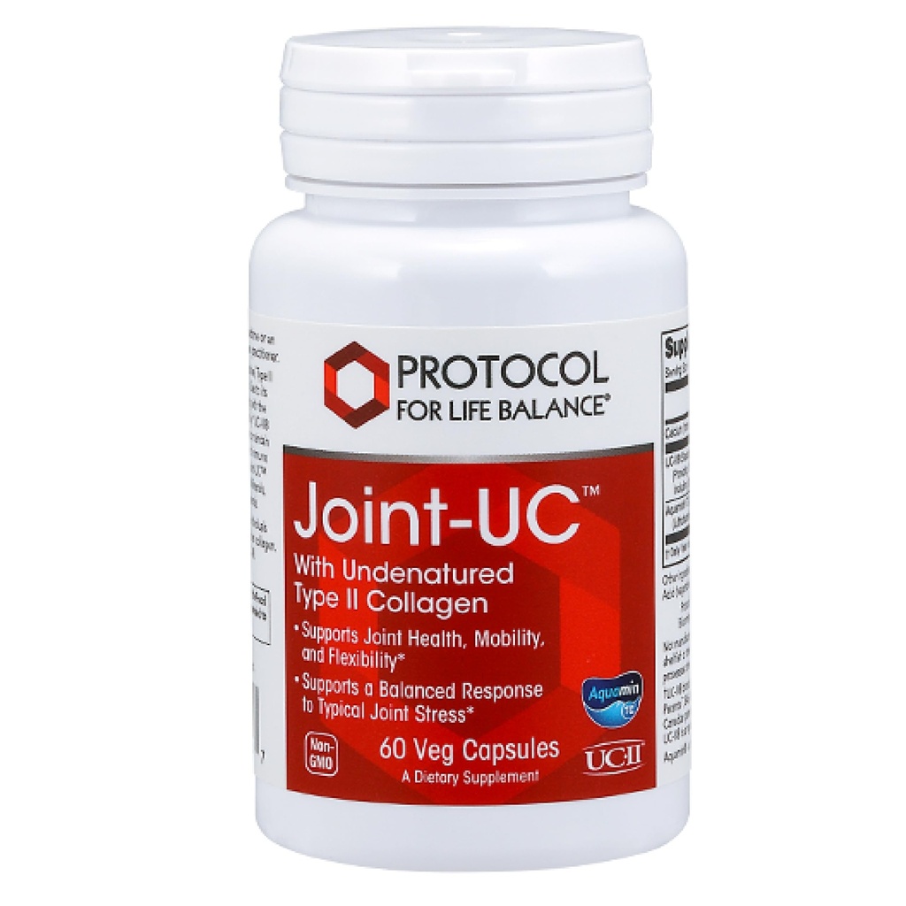 Undenatured Type II Collagen- Calciumと70 + Trace MineralsのライフバランスジョイントUCのためのPROTOCOL - 免疫サポートサプリメント - 非GMO&乳製品無料 - 60ベジーキャップ