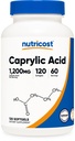 Nutricostのカプリル酸1200mg、120のSoftgels