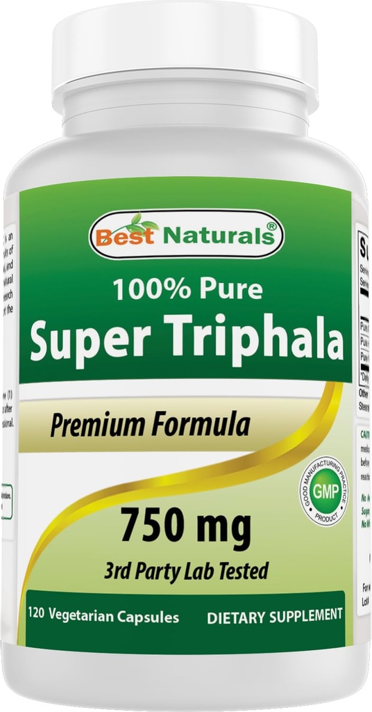 ベストナチュラルズ トリップハラ 750 mg 120 Vcaps