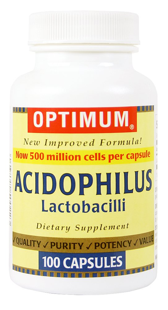 最適のAcdophilus Lactobacilliのカプセル、100の計算(2のパック)