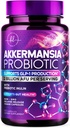 Akkermansia Muciniphila Probiotic Supplement - 男性と女性のための2億AFUライブス トレインプロバイオティクス - 腸消化と腸の健康をサポート - 遅れたリリース、ナチュラルGLP-1サポート - 60カプセル