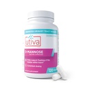 Szio + Utiva D-Mannose 500mgカプセル - 自然に膀胱と尿路を洗い流します - UTI回避 - 女性のためのDマンノーズサプリメント - 尿路感染症の治療をサポート、120カプセル
