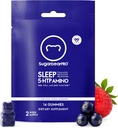 SugarBearProの睡眠のGummy 14の日の供給、余分強さのMelatonin 6mg、人及び女性のため、ビーガン ビタミンB6、L-テアニン、5 HTPのValerianの大人及びティーンのための睡眠の援助、証明されたコシャ