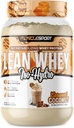 Musclesport Lean Whey RevolutionTMプロテインパウダー - Wheyプロテインアイソレート - 低カロリー、低炭水化物、低脂肪、信じられないほどの味 - スコープあたり25gプロテイン(2LB、ココナッツキャラメル)