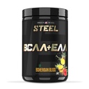 スチールサプリメント | 高性能BCAA EAAパウダー | リーンマッスル成長とワークアウトの耐久性を促進 | 2:1 筋肉を回復するための比率 より速い30 サービング. (ボヘミアンブリス)
