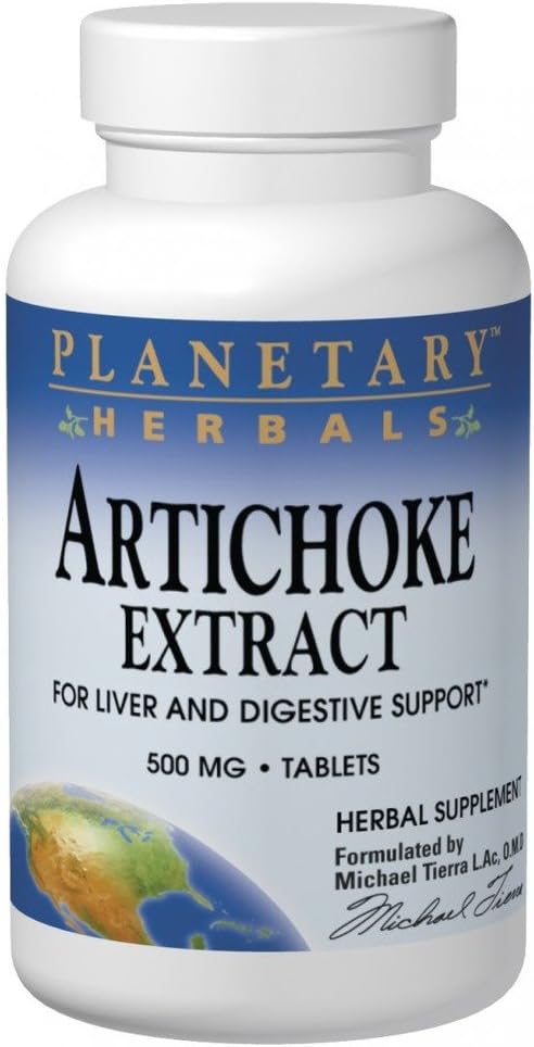 惑星の草のアーティチョークのエキス500mg、120のタブレット