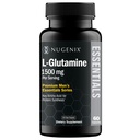 NugenixはLグルタミン、1500mg 100%の植物Lグルタミンのアミノ酸、蛋白質の統合、サポート細胞機能、60のカプセルに精通します