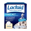 Lactaidの速い行為はLactoseの感受性、オン・ザ・ゴ、バニラのねじれの味、60 x 1のctのためにガス、膨らみ、Diarrheaを防ぐ自然なLactaseの酵素との許容の軽減のChewablesを遅らせます
