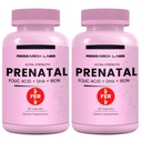 女性のための研究Labsの胎児のビタミン2のFer 1の広告:6Xより多くの生物利用できるメチル化された葉酸MTHF 5の サポート脳の開発、健康な成長