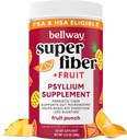 Bellwayの極度の繊維の粉+フルーツ、砂糖の規則性のための自由な有機性Psylliumの殻の粉繊維の補足、Bloatingの救助及び消化器の健康、植物ベースのフルーツ パンチ(50のサービング)
