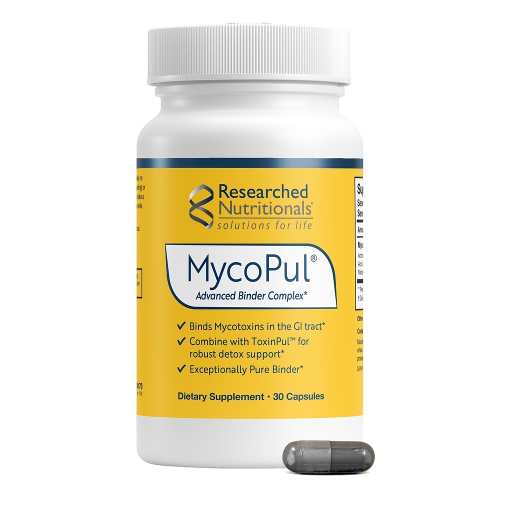 研究栄養剤MycoPul - 高度なマイコトキシンバインダーコンプレックス、ゼオライトデトックス、ヒューミック酸、フルビック酸&GIトラクトデトックス、臨床的に研究された金型バインダー、30カプセルのための活性炭