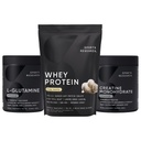 スポーツ研究®の回復マトリックス-Wheyの隔離蛋白質の粉2.1lb + L-グルタミン10.58 Oz +クレアチンの Monohydrate 10.58 Oz
