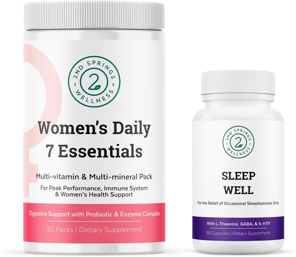 女性の毎日の7の要素及び睡眠の井戸の束-睡眠の井戸が付いている完全なMultivitaminのパック