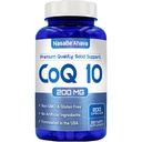 CoQ10 200mgカプセル | 簡単吸収性UbiquinoneサプリメントからビーガンフレンドリーコエンザイムQ10 200mg 皮膚心とエネルギーサポート | cGMP施設で米国製 (200 給)