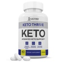 Keto Thrive Keto ACVの丸薬1275MG Ketoサポート ブレンドのカプセルはAppleのサイダーのVinegarの余分バージンのオリーブ オイルの粉の緑茶の葉60のカプセルとフォーミュレートしたKeto ACVのガミーに代わります