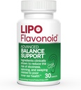 Lipo-Flavonoidバランスサポートサプリメント - インナーイヤー健康&ビロバ、バイオフラボノイド、ビタミンBによるVertigo救済 - めまい、スピニング、およびスウェイリングを削減 - 30カウント