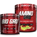 iSatori Bio-GROプロテイン合成増幅器 - Unflavored(60のサービング)&iSatori Amino-GRO BCAAパウダー - フロステッドLemonade(30のサービング)