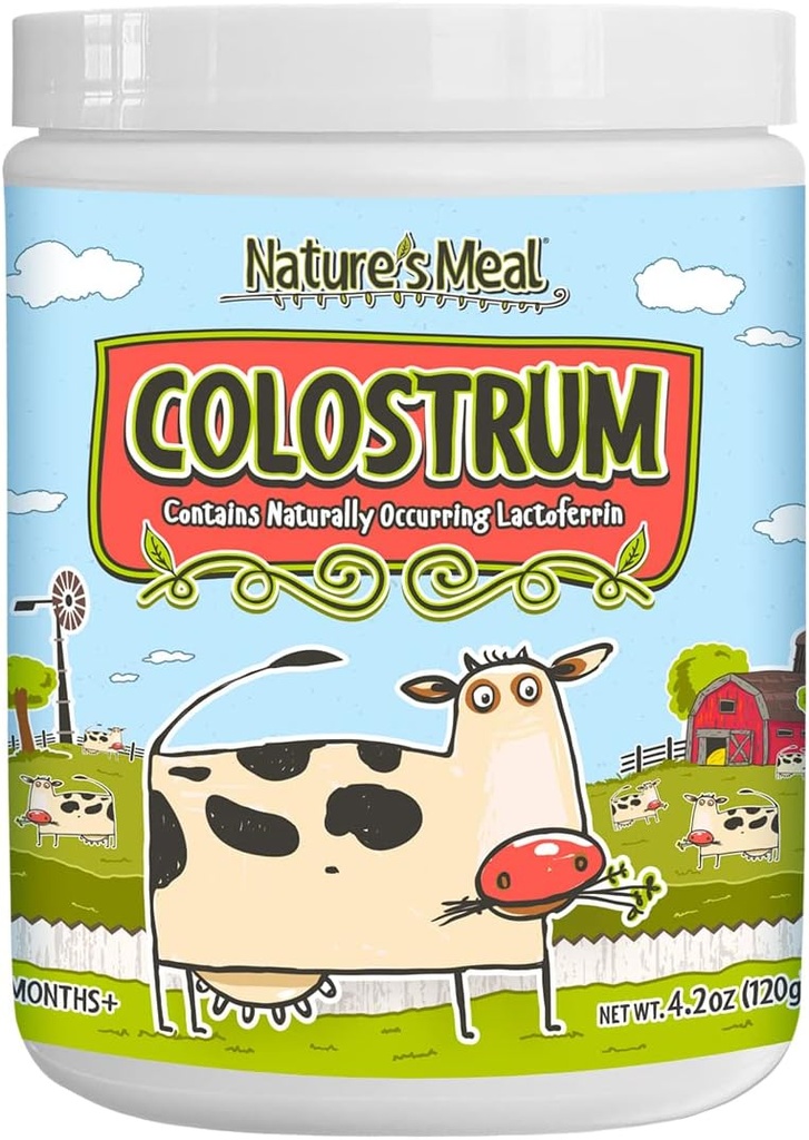 子供のための免疫サポート - Colostrumパウダー、Lactoferrin、IgG、PRPS 4.2 ozの自然スーパーフード。 年齢 6 ヶ月 +